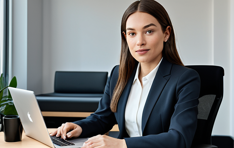 Professional Businesswoman**

"A professional businesswoman in a modest Calvin Klein business suit, sitting at a desk in a modern WeWork office, fully clothed, appropriate attire, safe for work, perfect anatomy, natural proportions, professional photography, high quality"

**