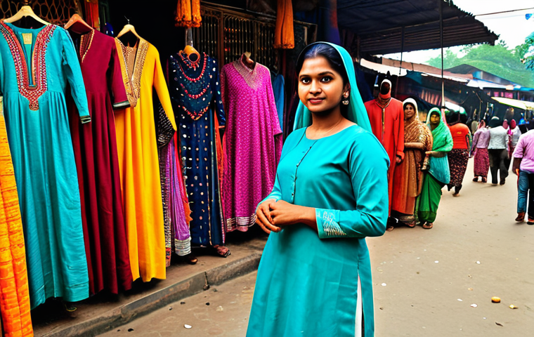 미술교육사 실무와 실기 차이 - **

A professional Bengali woman in a modest salwar kameez, standing in front of a vibrant, colorful...
